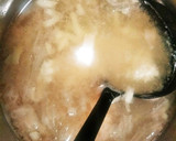 大根とすり胡麻とチーズの味噌汁作り方4写真