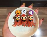 ハロウィン★キティーちゃんキャラ弁 簡単作り方1写真