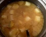 カボチャとお麩のお味噌汁作り方5写真