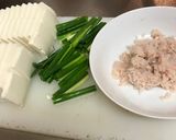 カニと豆腐の炒め煮作り方1写真
