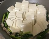 カニと豆腐の炒め煮作り方3写真