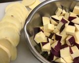 さつまいもと豆腐のグラタン作り方1写真