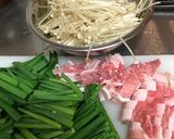 豚肉とニラ、えのきだけの卵とじ作り方1写真