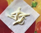 アレンジポテサラ♪ワンタン皮でお魚サモサ作り方1写真