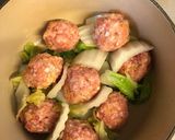 体がポカポカ温まる、白菜と肉団子スープ♪作り方7写真