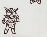 ビルド&ジードケーキ【キャラケーキ】作り方3写真