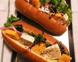 ドトール風ハニーチーズハムサンド作り方3写真