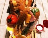 ドトール風ハニーチーズハムサンド作り方4写真