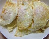 ❤トロ～リ半熟❤半月卵の甘酢あん煮❤作り方1写真