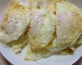 ❤トロ～リ半熟❤半月卵の甘酢あん煮❤作り方1写真