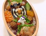 まぐろ唐揚げとミートボール弁当 詰め方☆作り方6写真