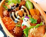 まぐろ唐揚げとミートボール弁当 詰め方☆作り方7写真