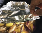さつまいもと手羽中の煮物作り方5写真
