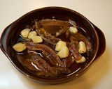 週末家飲み、にんにくアンチョビ作り方2写真