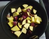さつまいもとしめじ茸のマヨネーズ和え作り方2写真