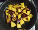 さつまいもとしめじ茸のマヨネーズ和え作り方3写真