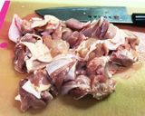 さつまいもと鳥の甘辛作り方4写真