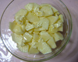 レンジで簡単♬さつま芋とりんごの重ね煮♬作り方3写真
