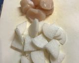 ホタテ大根の炊き込みご飯作り方1写真