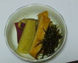 だしいらずのさつま芋と昆布の煮物作り方3写真