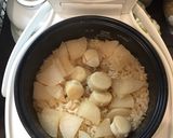 ホタテ大根の炊き込みご飯作り方5写真
