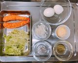 一人暮らしのタルタル海老フライ丼作り方1写真