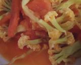 カリフラワーとトマトの中華炒め♪作り方7写真
