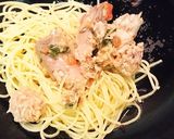 わらさポン酢サルサソース残りDEパスタ作り方2写真
