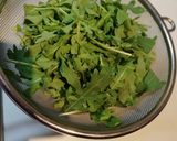簡単 ルッコラ とちりめんのおひたし作り方1写真