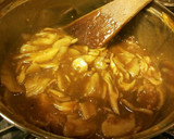 舞茸と豚バラ肉で秋の和風カレー丼作り方7写真