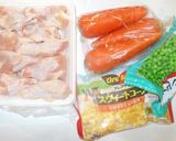 鶏手羽元の蒸し焼き♪簡単ケチャップ味作り方1写真