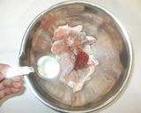 鶏手羽元の蒸し焼き♪簡単ケチャップ味作り方2写真