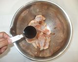 鶏手羽元の蒸し焼き♪簡単ケチャップ味作り方3写真