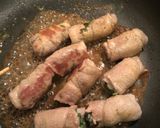 帰宅後に簡単♡豚肉の梅シソロール照り焼き作り方3写真