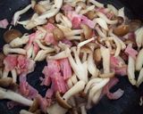 隠し味で♡ベーコンとしめじの和風パスタ作り方1写真