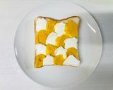 かぼちゃとクリチのウェーブトースト作り方4写真