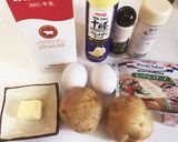 ホワイトソースいらず！茹で卵入りポテグラ作り方1写真