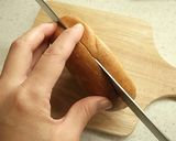 さんま味噌マヨ　ベーグルサンド作り方4写真