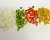 ピンクの明太ポテサラ♡ポテトチップ添え♬作り方2写真