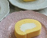 ブルーベリーのクリームチーズロールケーキ作り方36写真