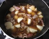 里芋と豚肉の麺つゆ煮作り方3写真