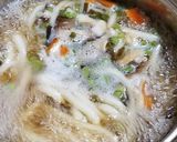 タマゴタケの玉子うどん・薩摩芋の茎入り作り方7写真