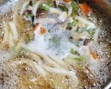 タマゴタケの玉子うどん・薩摩芋の茎入り作り方8写真
