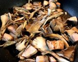 鮭と舞茸のバター醤油パスタ作り方3写真