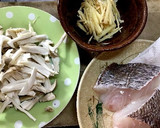 塩麹で簡単！鯛とキノコの炊き込みご飯作り方2写真