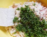 鳥ミンチの米粉レンコンハンバーグ作り方3写真