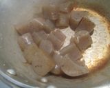 豚とゴボウとコンニャクの赤味噌コトコト煮作り方2写真