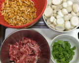 さといもと牛肉となめこのすき煮作り方2写真