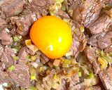 簡単美味しいなレモン醤油牛ハラミ丼作り方5写真