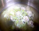 鯵のつみれ味噌汁作り方4写真